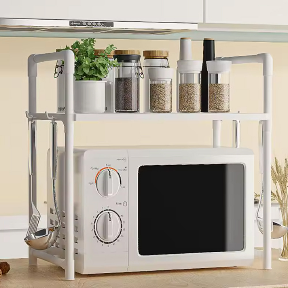 Подставка для микроволновки на 1 ярус 51х27х50.5см,Белая SBR Киев - изображение 7