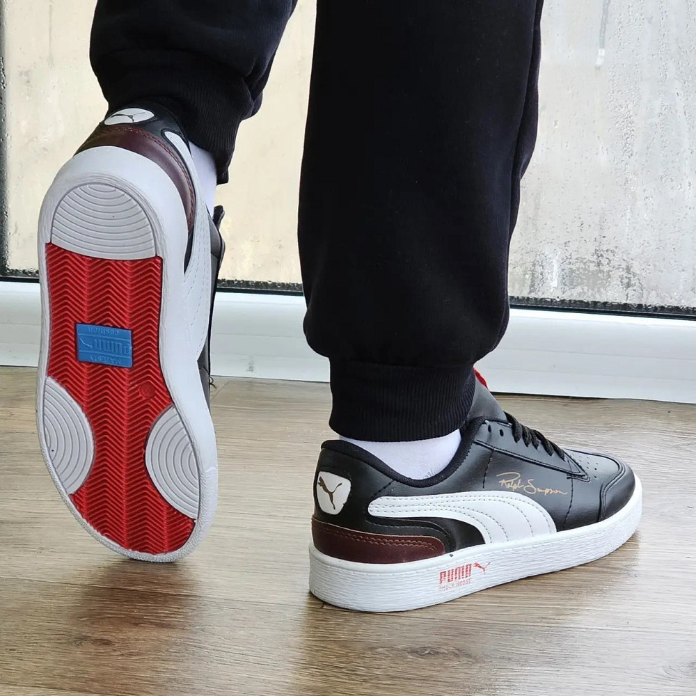 Кроссовки Мужские Puma Чёрные Кожаные Пума (размеры: 40,41,42) Днепр - изображение 7