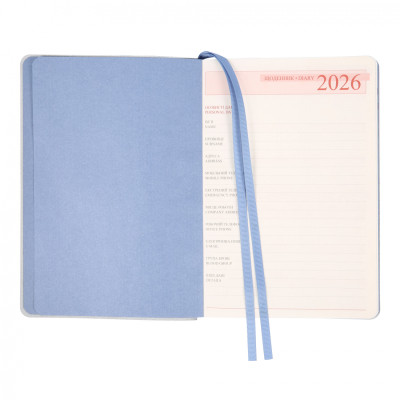 Тижневик Leo planner А5 датований 2026 "Vitto", м‘який, блакитний, 368 сторінок (252644) Вінниця - фото 11