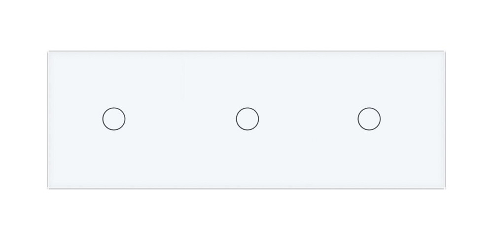 Розумний сенсорний ZigBee вимикач 3 сенсорів (1-1-1) Livolo білий (VL-C701Z/C701Z/C701Z-11) Коломыя - изображение 2