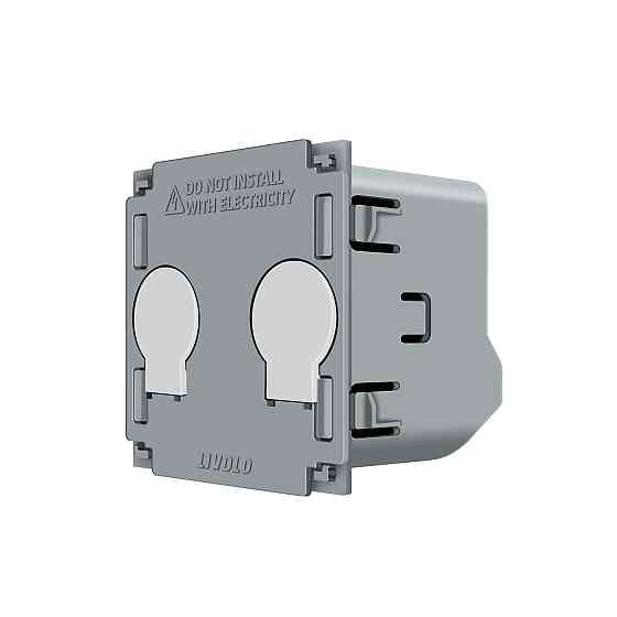 Сенсорний димер LIVOLO, 2-сенсорний, 2А 230В, без нейтралі (VL-FC2D2-2G) Коломия