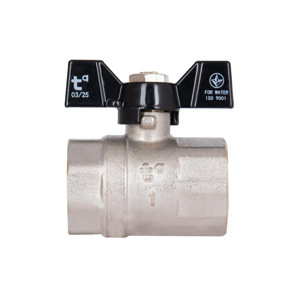 Кран кульовий Thermo Alliance Base 1" ВР для води (метелик) SD602W25 Київ - фото 12