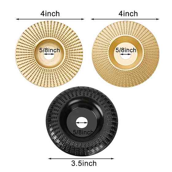Шліфувальний альфа диск 100x16мм прямий обдирний для міні-УШМ по дереву карбід вольфраму Київ