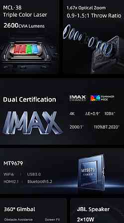 Проєктор Vidda C2 Pro Ultra 4K IMAX Київ