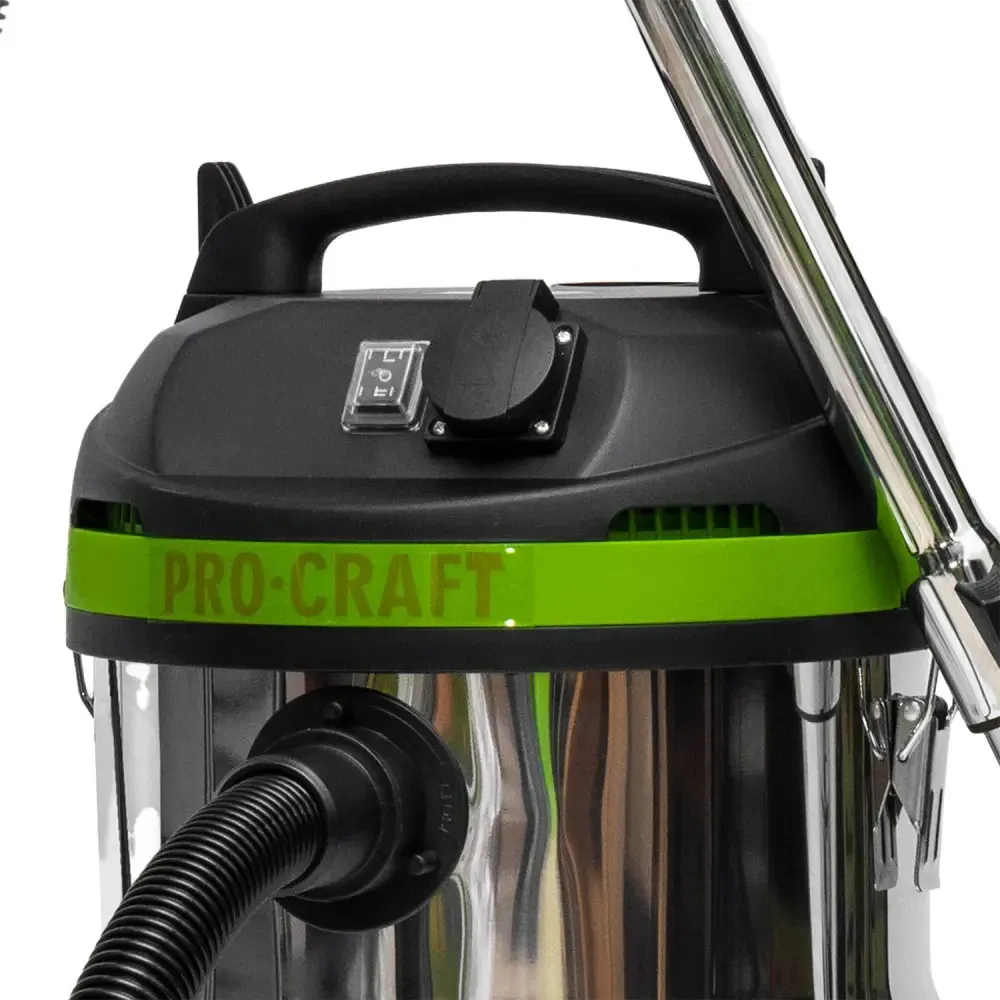 Пылесос для строительства Procraft 1400 Вт бак 17 л, Строительный пылесос для дома, Профессиональные строительные пылесосы Львов - изображение 13