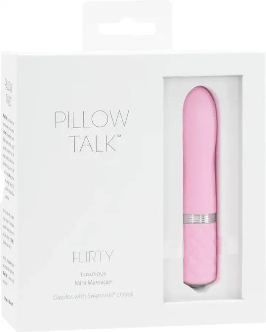 Розкішний вібратор PILLOW TALK - Flirty Pink з кристалом Сваровські, гнучка голівка Львів - фото 7