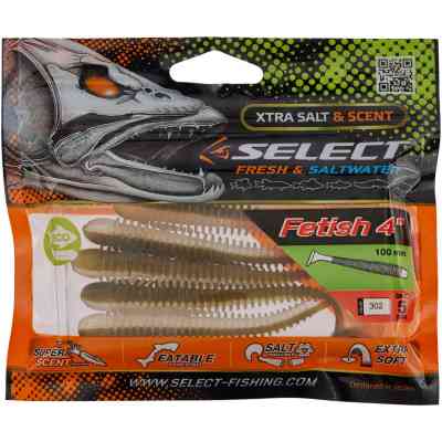 Силикон рыболовный Select Fetish 4" 302 (5 шт/уп) (1870.71.70) Винница