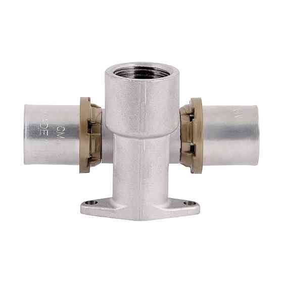 Прес-фітинг Icma трійник 1/2" ух20 настінний прохідний No 422 Київ