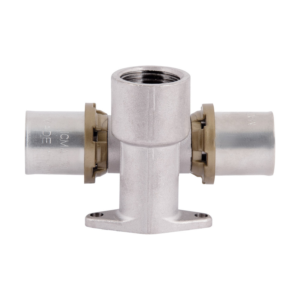 Прес-фітинг Icma трійник 1/2" ух20 настінний прохідний No 422 Київ - фото 5