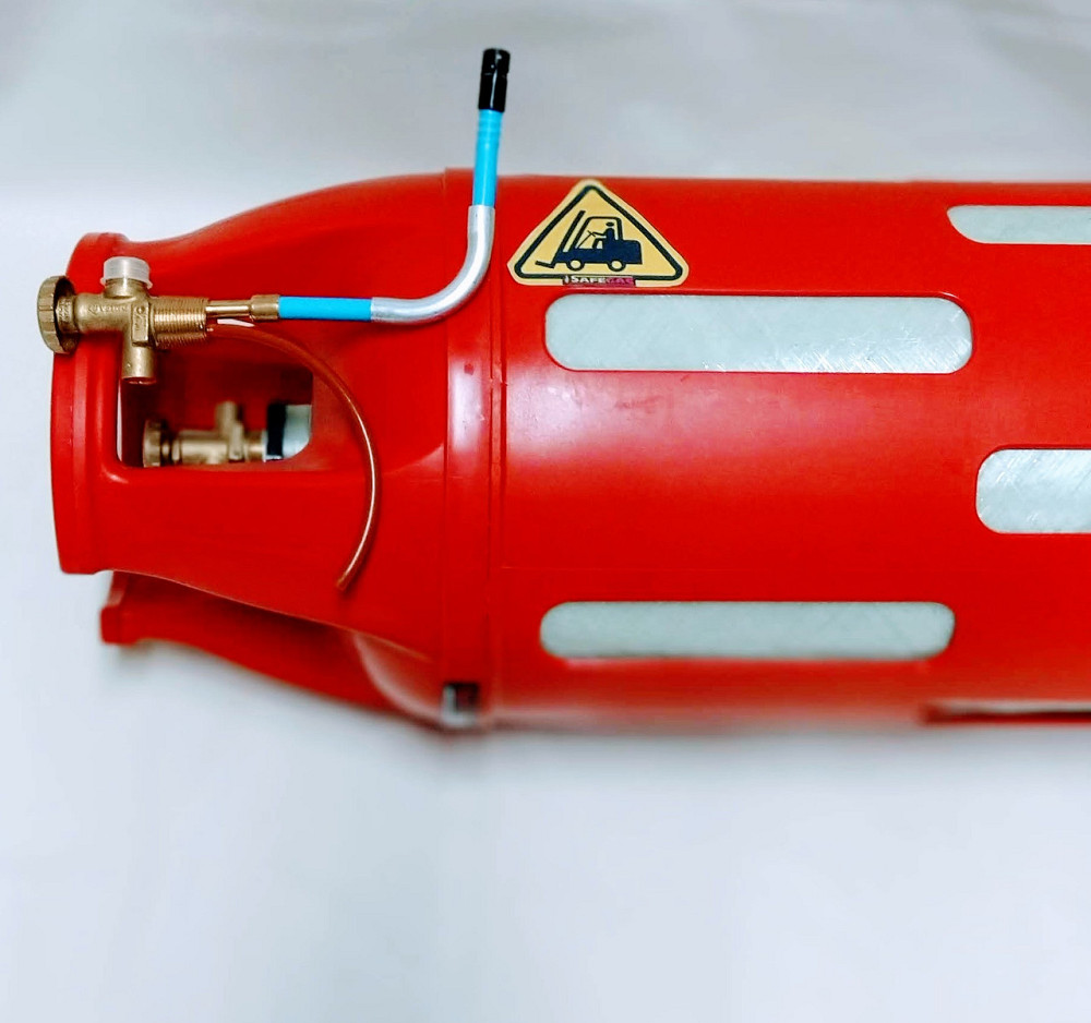 Газовий композитний балон 47 л для авто навантажувачів із запобіжним клапаном CАVAGNA Італія. Київ - фото 2