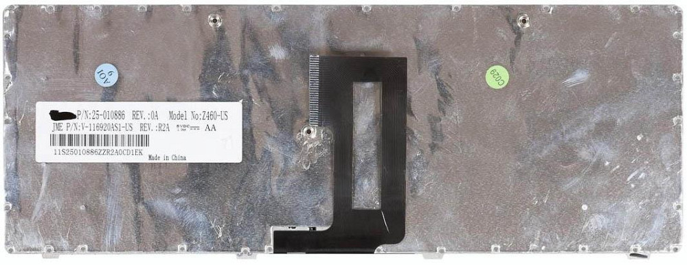 Клавиатура для ноутбука Lenovo IdeaPad (Z450, Z460, Z460A, Z460G) Black, (Gray Frame), RU Вінниця - фото 3