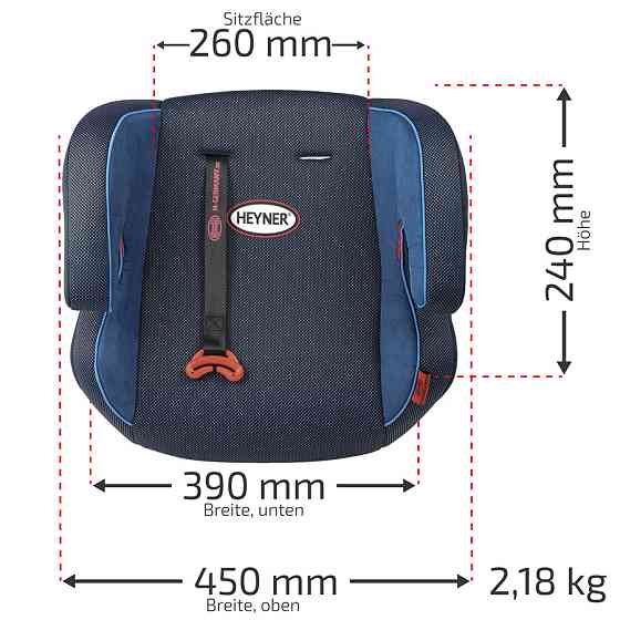 Автокрісло бустер "SafeUp XL", Heyner, 15-36kg, 4-12років, синій, 783400 Київ