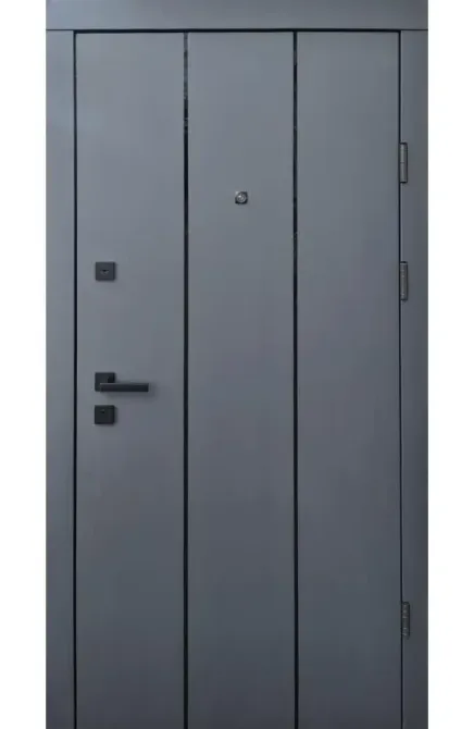 Входная дверь Qdoors Премиум Kale Вертикаль-Ак антрацыт/грей софт 950х2040 мм Киев - изображение 1