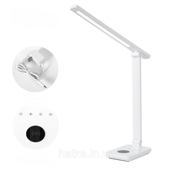 Настільна лампа світлодіодна VALESO VC009-18W WT біла Київ