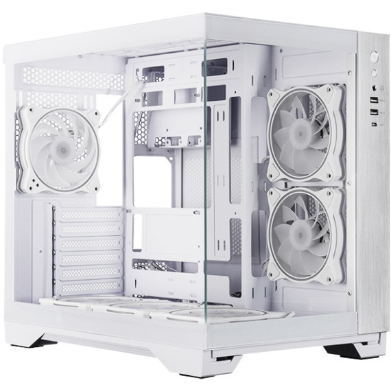 Корпус Chieftec VISIO GM-30W-TG-OP ATX, без БЖ, White Вінниця - фото 11