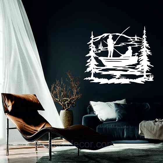 Декоративне настінне Панно «Рибалка», Декор на стіну Київ