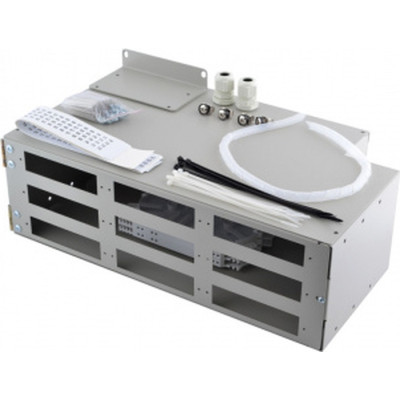 Патч-панель оптична 3U, універсальна, сплайс касети S336 Crosver (FOB 19/3-336/36-3-72) Вінниця - фото 3