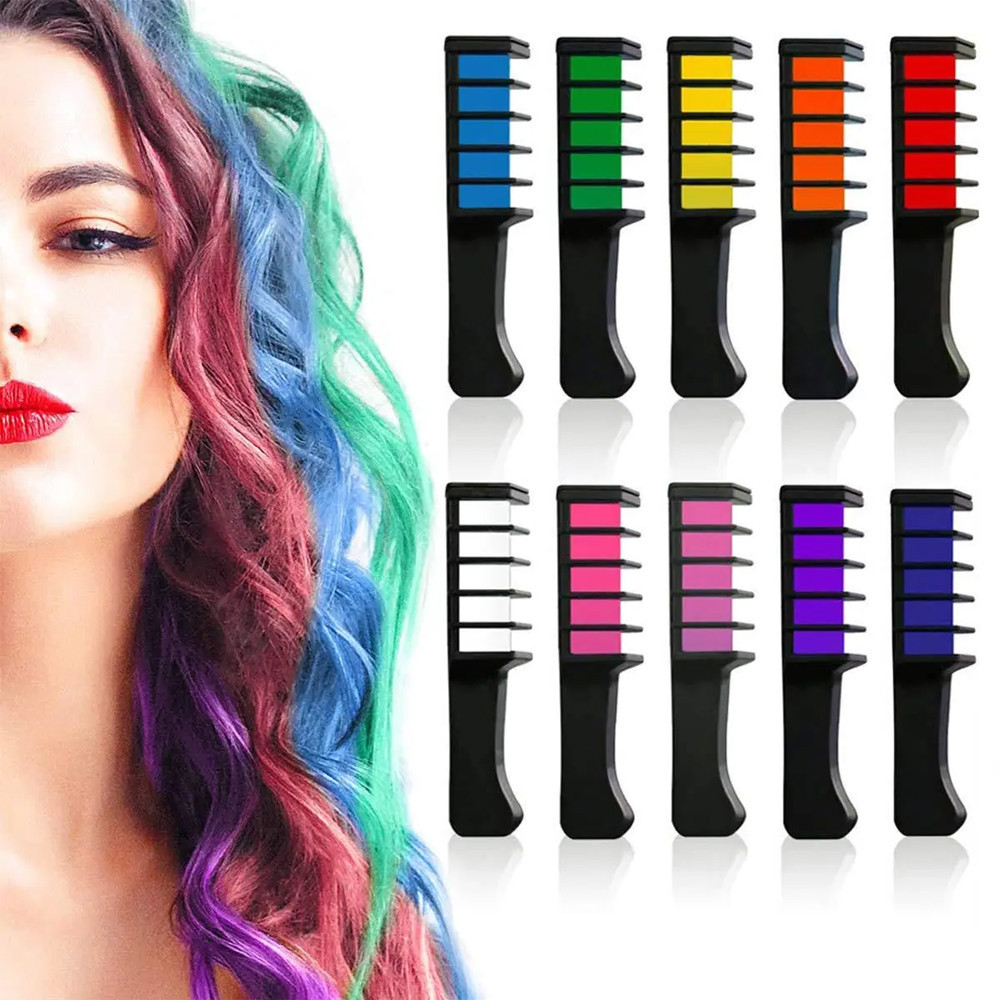 Набор цветных мелков для волос 10 шт SBR Киев - изображение 1