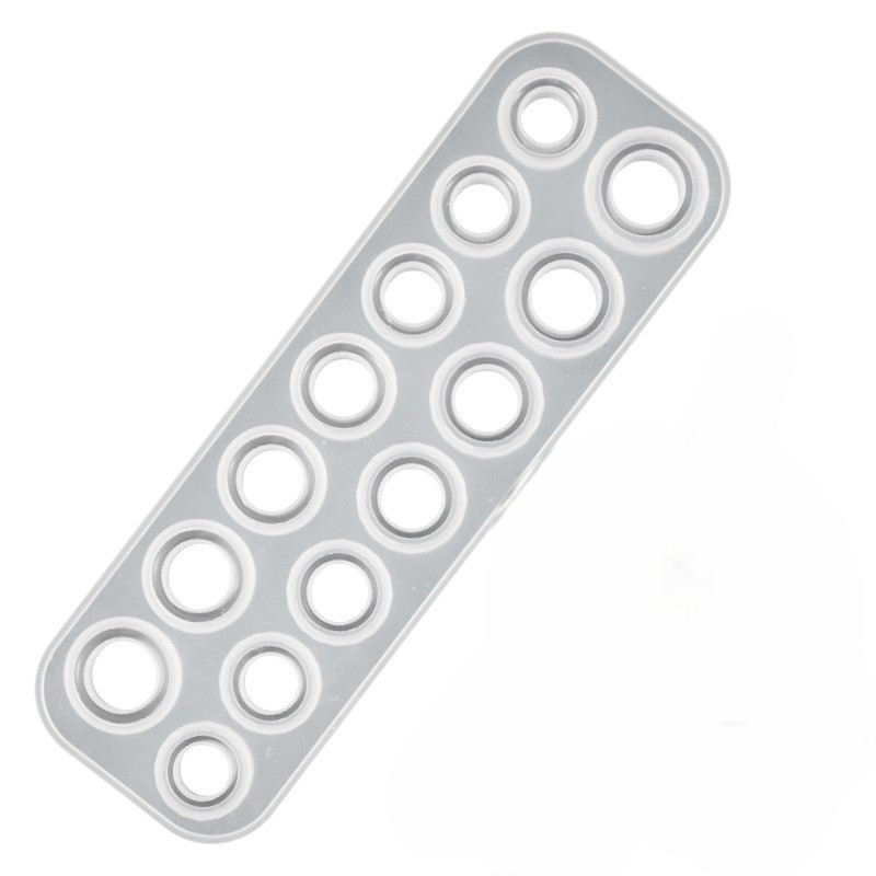 Силиконовая форма для колец 260 на 85 мм серый Киев - изображение 4