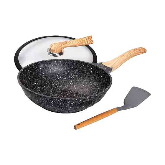 Сковорода 30 см с мраморным покрытием и лопаткой 5,5 л Киев