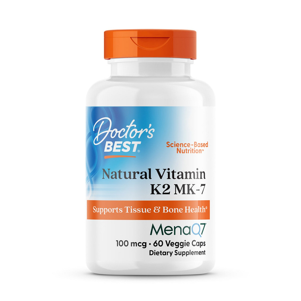 Вітамін К2 МК-7 (Vitamin K2) 100 мкг 60 капсул Київ - фото 1