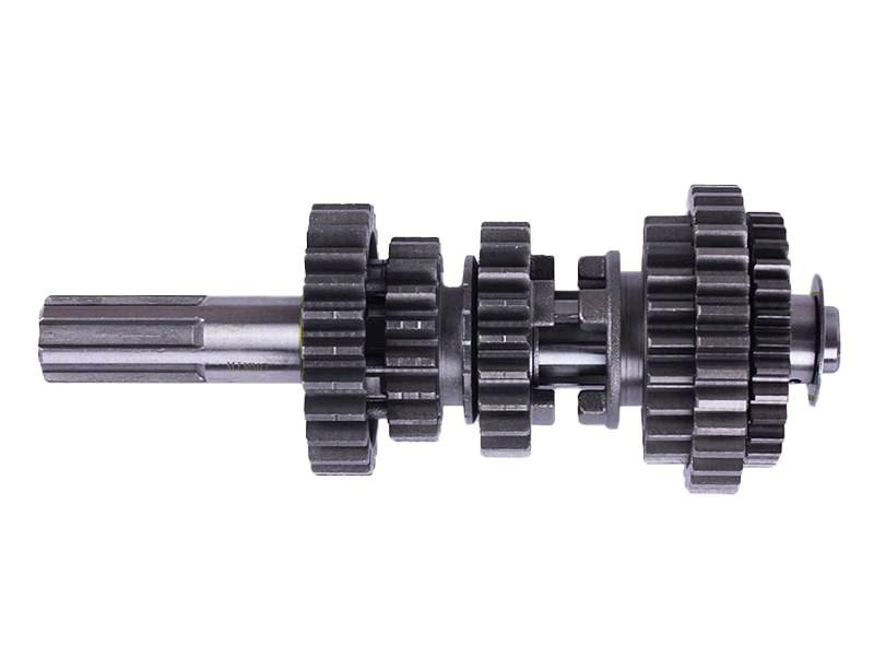 Вал вторичный мотоцикл 4T CG300 (+шестерни) (компл) Мукачево - изображение 1