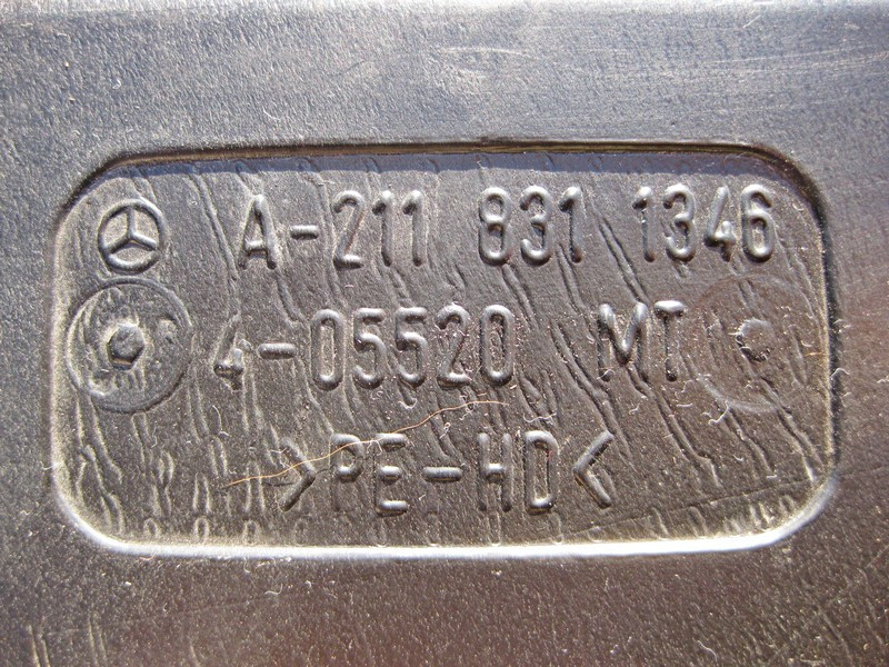 Mercedes-Benz  A2118311346 Повітропровід під переднім лівим сидінням E-Class W211 CLS C219 Одеса - фото 3