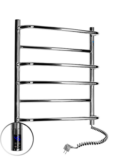 Рушникосушарка електрична NAVIN Омега 530х600 права сенсор з таймером Київ - фото 2