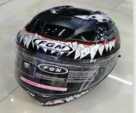 Шолом-інтеграл (mod:602) (size:XL, чорно білий) Мукачево - фото 1