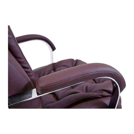 Офисное кресло руководителя Venice М1 Tilt Хром Кожа Lux Коричневый Киев