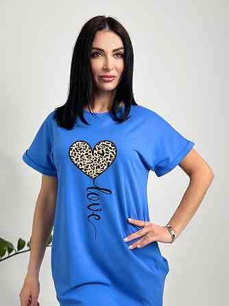 Жіноча сукня з малюнком "Passion" оптом | Норма і батал Джинс, 46-48 Київ