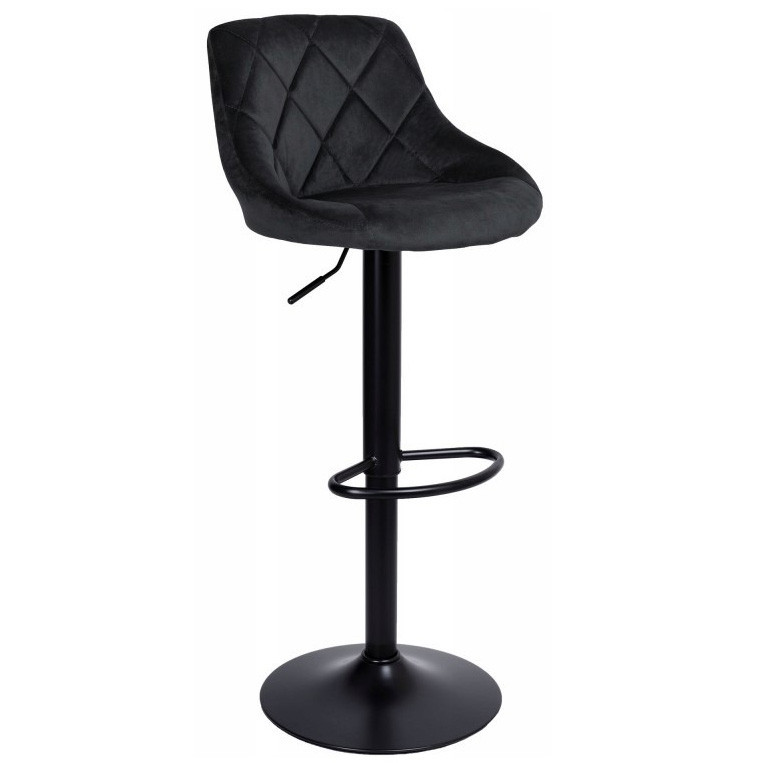 Барный стул BONRO B-074 велюр регулируемый стульчик кресло для кухни, барной стойки Киев - изображение 1