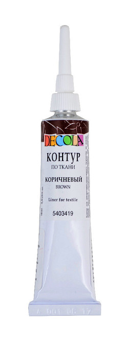 Контур по тканиніПрофесійна 352888 коричневий, 18мл, шт Київ - фото 1
