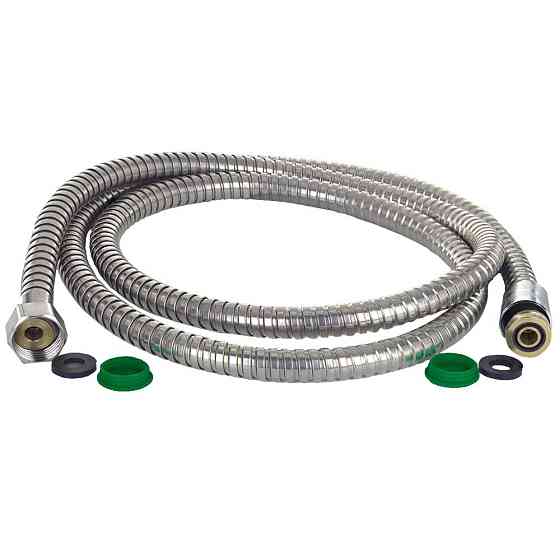 Шланг для душу 1/2" SS з підшипником 175 см AQUATICA XB-9376 (9792042) Київ