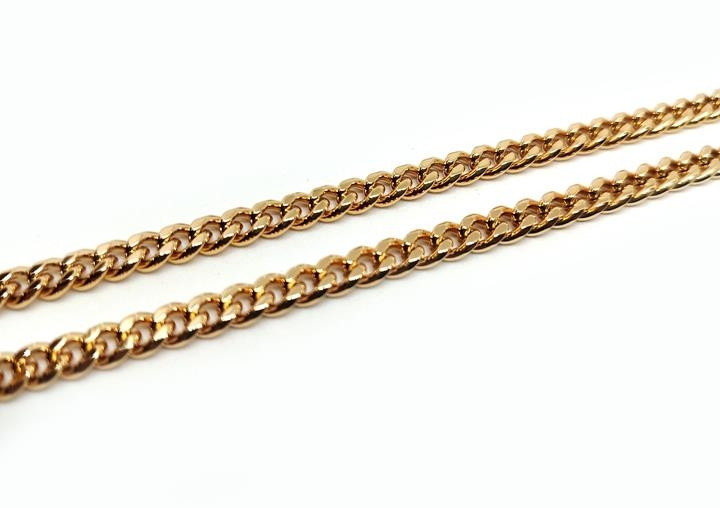 Ланцюжок із медичної сталі золотистий Київ - фото 1