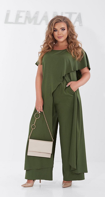 Ошатний брючний костюм великого розміру (50) Київ - фото 3