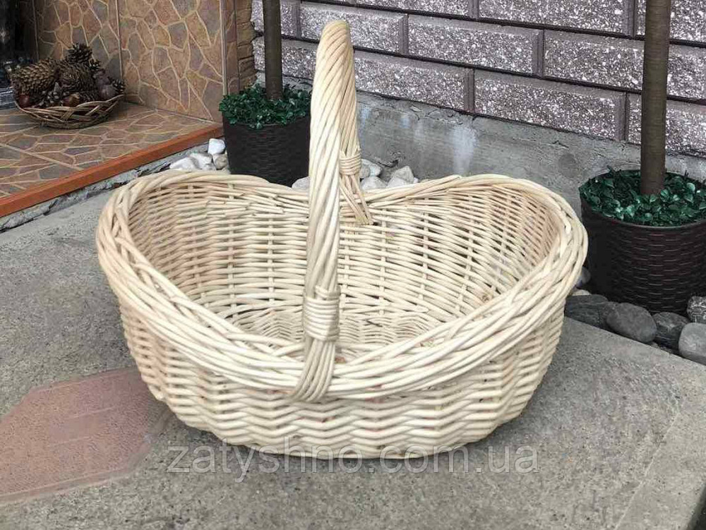 Корзина пасхальная молочная из лозы Киев - изображение 1