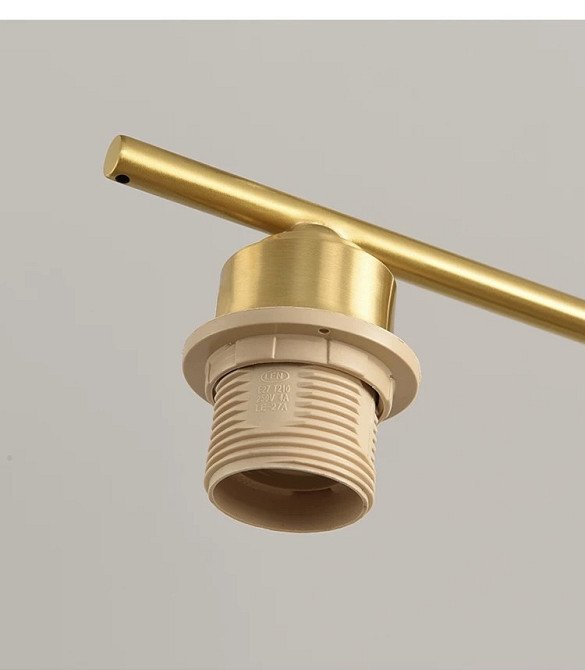 Люстра светодиодная потолочная 6007 (Золотистый) 6 плафонов Киев - изображение 4