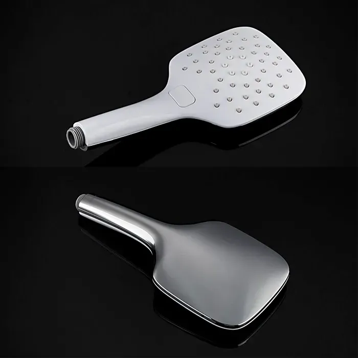 Змішувач для ванни з душовим гарнітуром GAPPO G3217-8 білий/хром Київ - фото 8