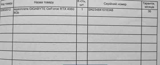 Видеокарта Gigabyte GeForce RTX 4060 Gaming OC 8Gb. Киев