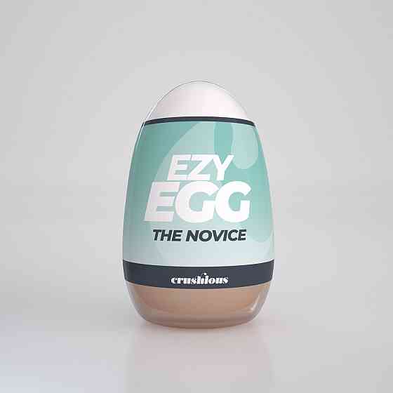 Мастурбатор-яйце, вагіна CRUSHIOUS EZY EGG THE Novice, реалістичний Sex Aura Київ