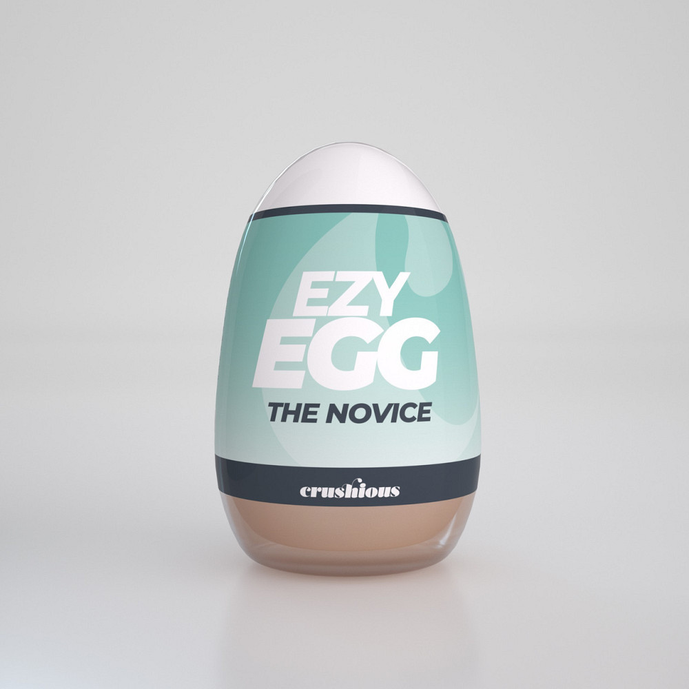 Мастурбатор-яйце, вагіна CRUSHIOUS EZY EGG THE Novice, реалістичний Sex Aura Київ - фото 2