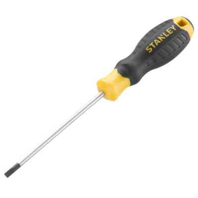 Отвертка Stanley Cushion Grip, SL4x100мм, с параллельным жалом. (STHT16195-0) Винница