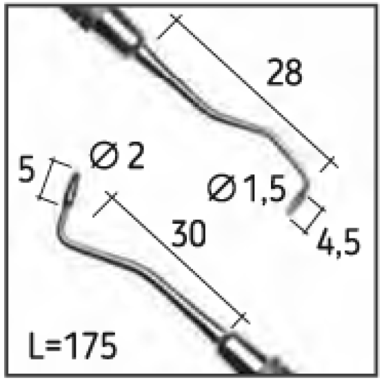 Двусторонний штопфер TKC 1, N2000-S Днепр