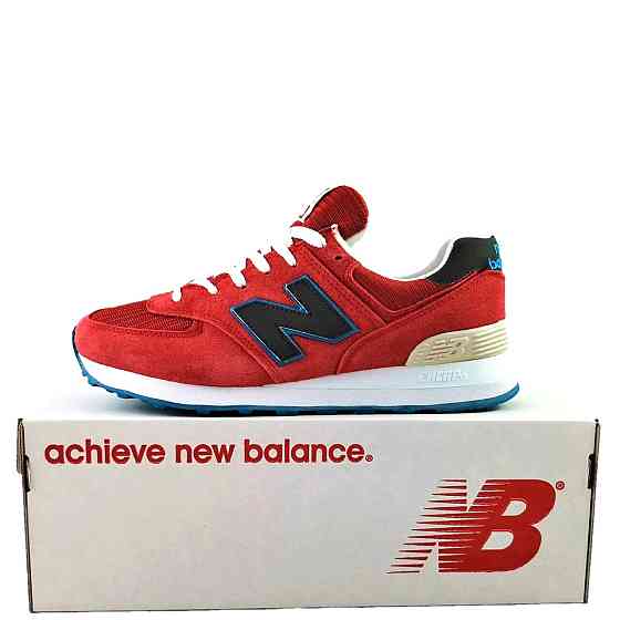 Чоловічі Кросівки New Balance 574 Червоні Нью Балансі (розміри: 41,42,43,45) Відео Огляд Дніпро