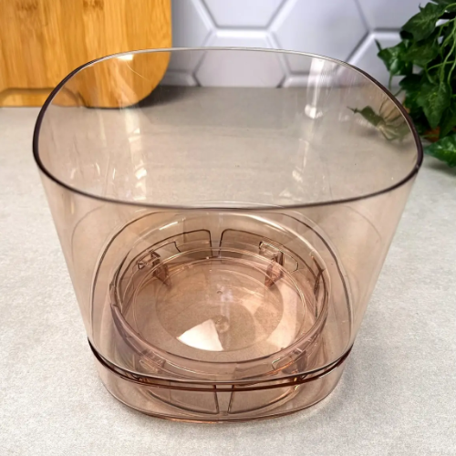 Вазон Pera Орхідея 2,3л карамельно-бурштиновий прозорий ELIF Житомир - фото 6