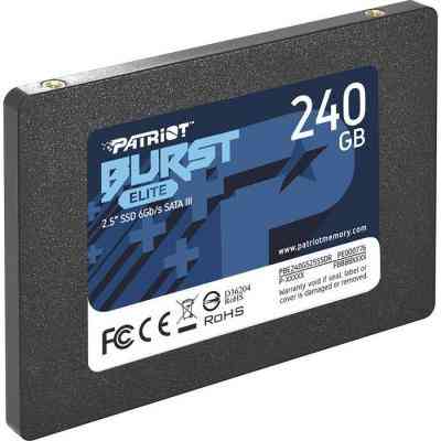Накопитель SSD 2.5" 240GB Burst Elite Patriot (PBE240GS25SSDR) Винница