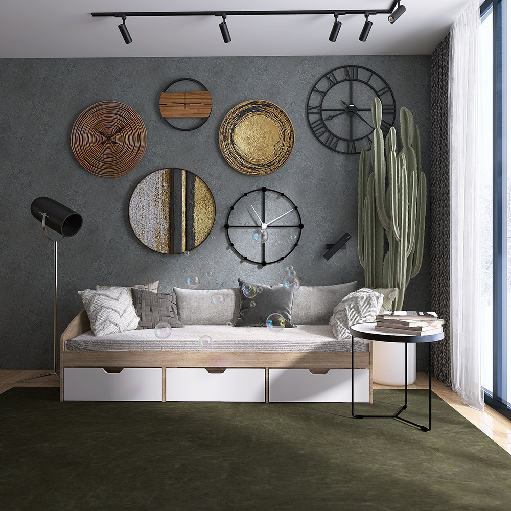 Ліжко односпальне з ящиками Еверест Комфорт 3 193х84х59 см Дуб сонома/Німфея Альба (білий) (DTM-073833) Львів - фото 1