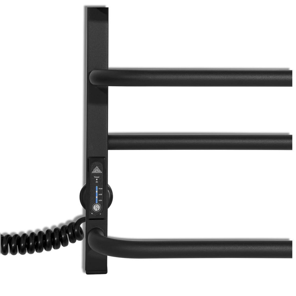 Електричний полотенцесушитель Laris Зебра Комфорт ЧК10 500Х900 Е чорна Київ - фото 5