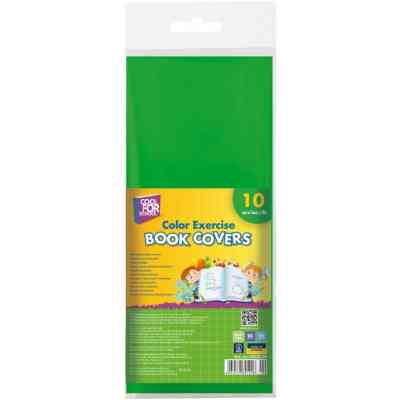 Обкладинки для зошитів Cool For School 10 шт в упаковці, зелений (CF69124-04) Вінниця